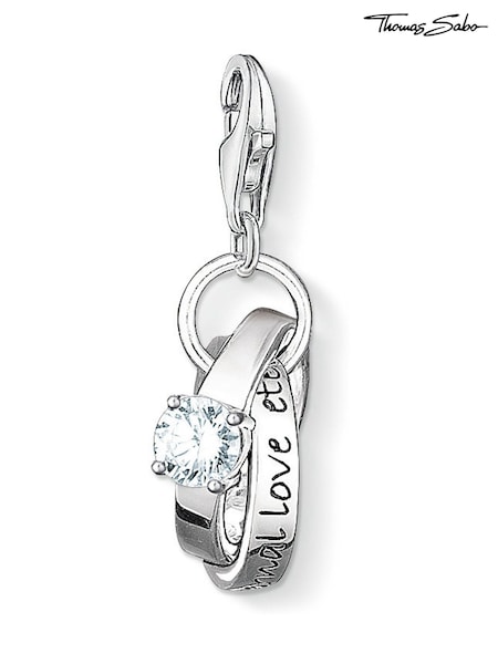 Thomas Sabo Silver Eternal Love Wedding Rings Charm (N64792) | €58
