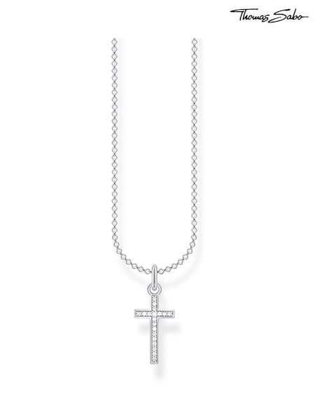 Thomas Sabo White Charm Club Necklace Set with Cross Pendant (N64801) | €83