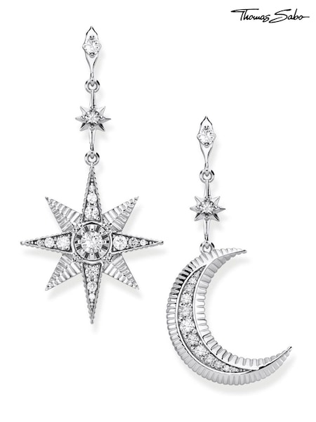 Thomas Sabo Silver Sparkling Star Earrings - 925 Silver (N64814) | €173