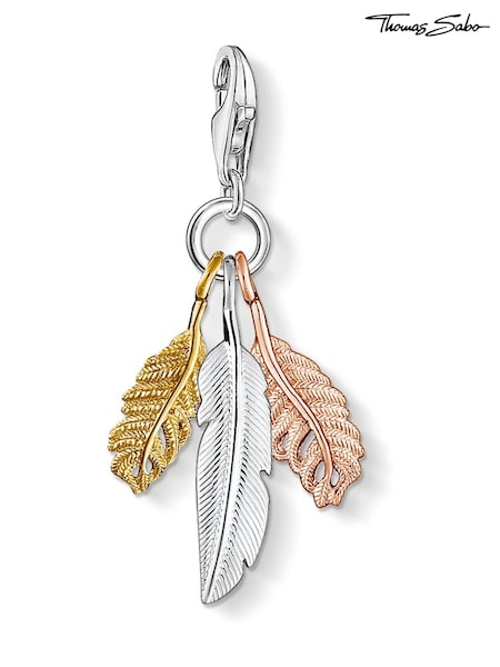 Thomas Sabo Silver Feathers Charm Pendant (N64826) | €58
