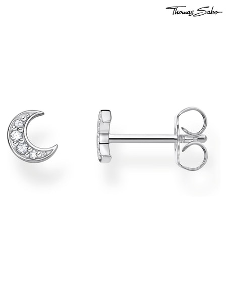 Thomas Sabo Silver Moon Curated Single Ear Stud - 925 Silver, Zirconia (N64859) | €20