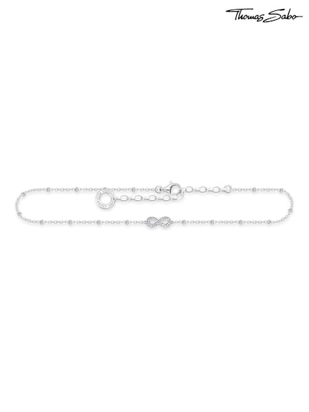 Thomas Sabo White 925 Silver Infinity Anklet (N64872) | €83