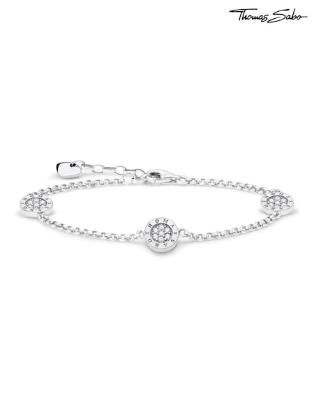 Thomas Sabo White Sparkling Adjustable Bracelet (N64880) | €114