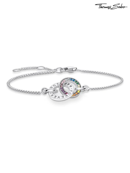 Thomas Sabo Silver Rainbow Unity Bracelet (N64882) | €140