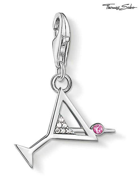 Thomas Sabo White Party Cocktail Glass Charm Pendant (N64884) | €33