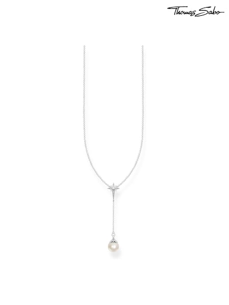 Thomas Sabo White Cosmic Pearl Star Necklace (N64901) | €140