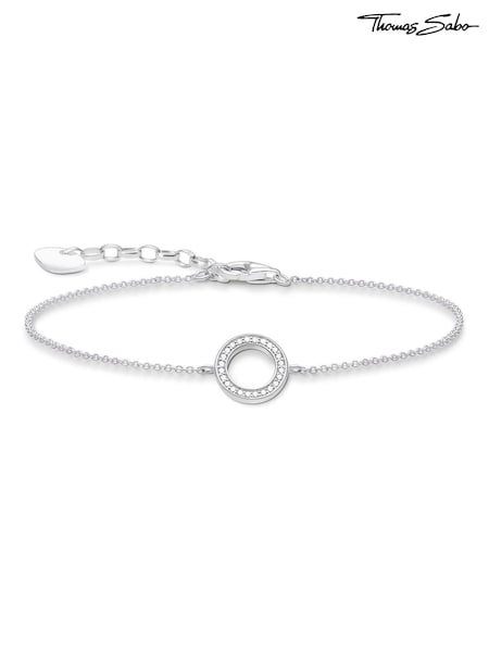 Thomas Sabo White Minimalist Circle Bracelet (N64918) | €89