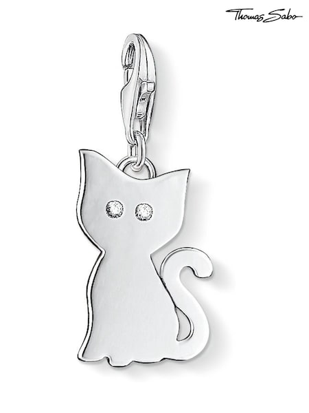 Thomas Sabo White Cat Charm Pendant (N64922) | €33