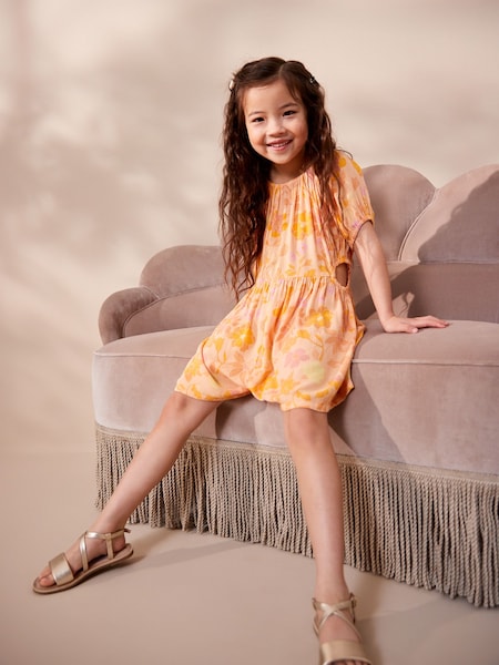 برتقالي - Cutout Playsuit (3-16yrs) (N65101) | ‏28 د.إ.‏ - ‏ 37‏ د.إ.
