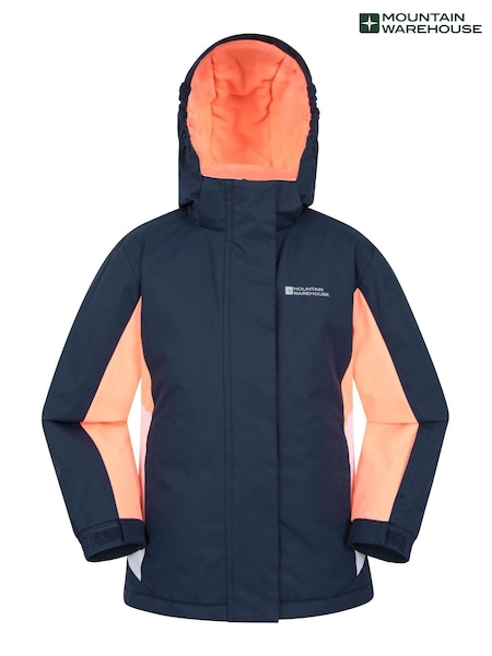 Mountain Warehouse Black Kids Honey Fleece Lined Snow Ski Jacket (N65134) | AED280