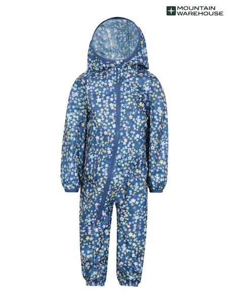 Mountain Warehouse Blue Sky Toddler Waterproof Printed Rainsuit (N65139) | AED93