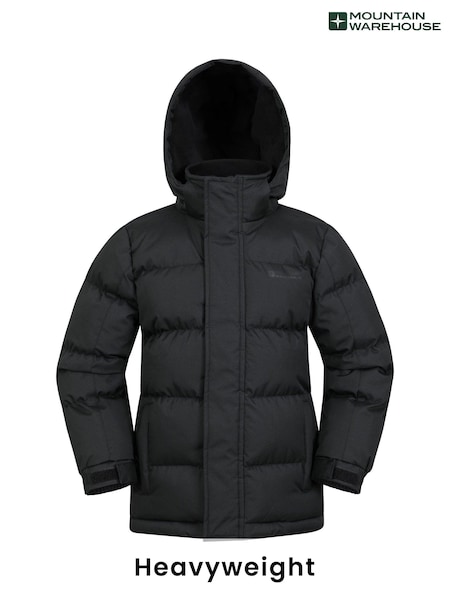 Musta - Mountain Warehouse Kids Snow Ii Water Resistant Padded Jacket (N65145) | €76