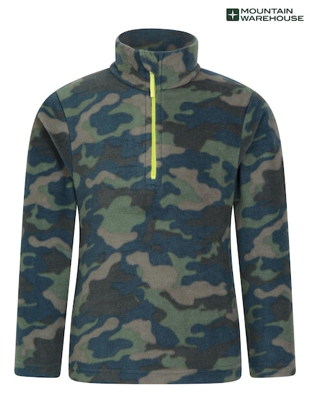 Mountain Warehouse Pursuit Printed Half-Zip Kids Fleece (N65150) | 74 LEI