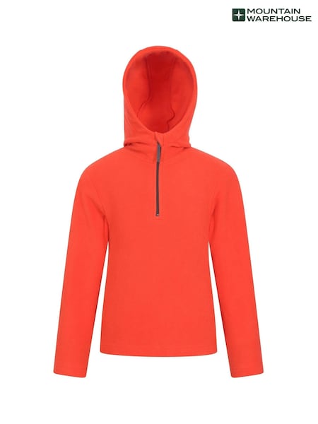 Mountain Warehouse Orange Kids Camber II Fleece Hoodie (N65158) | 44 QAR