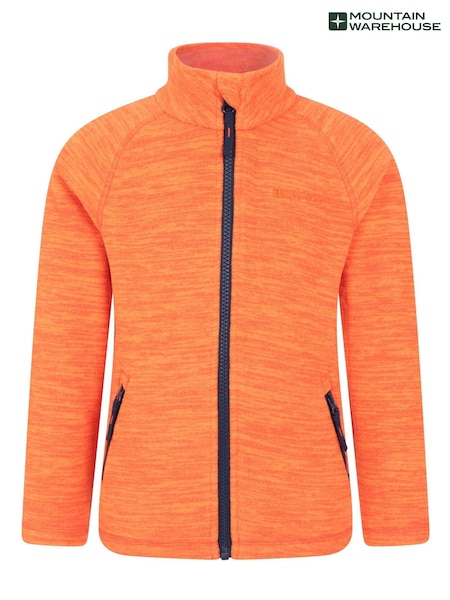 Mountain Warehouse Amber Orange Snowdonia Quick Drying Kids Fleece (N65165) | $26