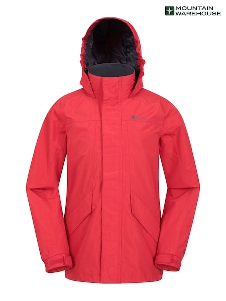 Mountain Warehouse Red Kids Solar Waterproof Jacket (N65189) | €42