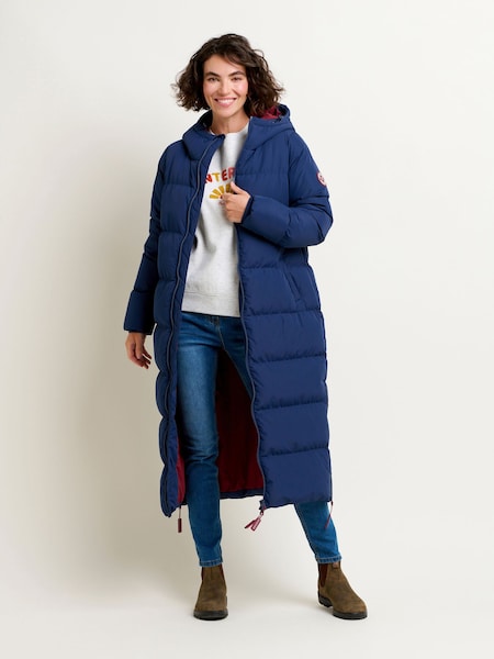 Brakeburn Blue Longline Puffer Coats (N65599) | €89