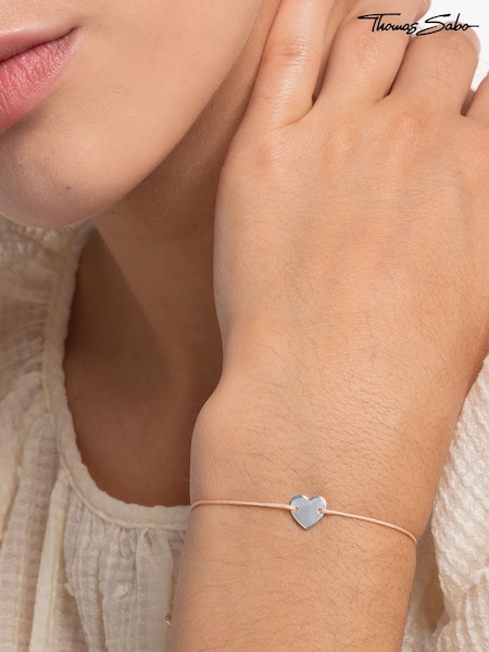 Thomas Sabo Rose Gold Charm Club 925 Silver Bracelet (N65760) | €35