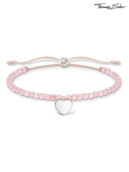 Thomas Sabo Pink Handcrafted Rose Quartz Bracelet (N65761) | €69