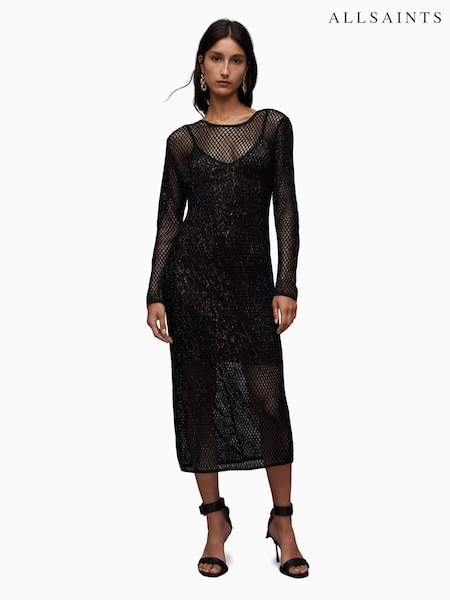 Allsaints 100% Cotton Maxi Rosalie Anita Dress (N65793) | €329