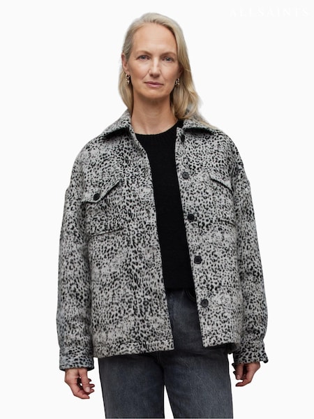 AllSaints Black Luella Leo Jacket (N65812) | €121