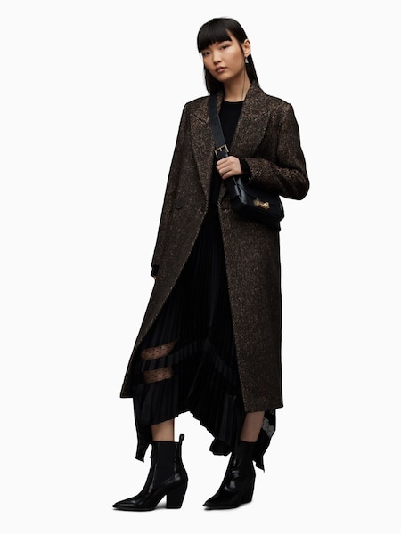 AllSaints Black Elyria Coat (N65814) | €198