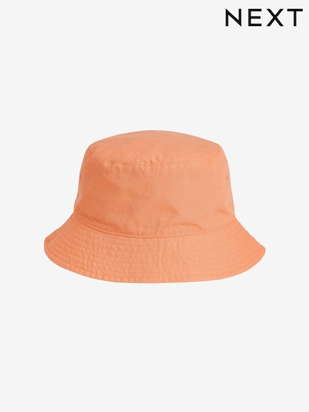 Oranžna - 100% Cotton Canvas Bucket Hat (3mths-16yrs) (N66056) | € 5 - € 9
