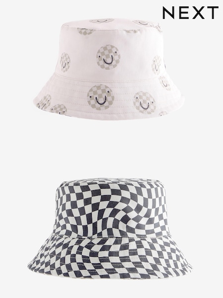 Tablă de șah Smile - Imprimeu Reversibil Bucket 100% Cotton Pălării/Căciuli (3luni-10ani) (N66065) | 39 LEI - 59 LEI