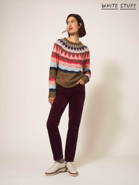 White Stuff Brooke Straight Cord Jeans (N66153) | €37