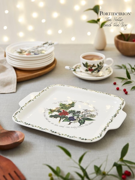 Portmeirion The Holly and the Ivy Square Cake Plate (N66268) | €52