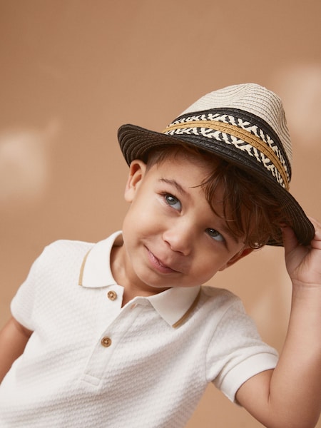 Черно-белый - Trilby Hat (1-16yrs) (N66289) | €7 - €10