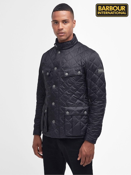 Barbour® International Tourer Ariel Quilted Black Jacket (N66472) | €270