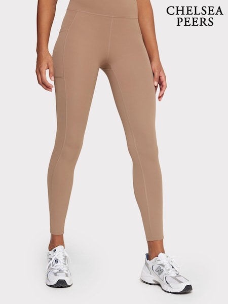 Chelsea Peers Brown Soft Stretch High-Rise Leggings (N66543) | €33