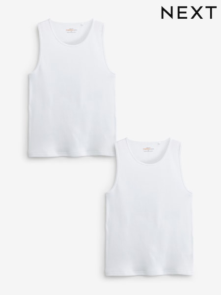 White Thermal Tops 2 Pack (N66678) | 67 SAR