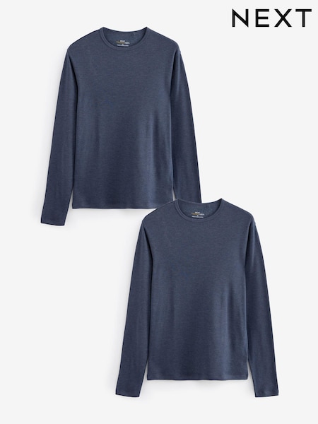 أزرق داكن أزرق - Thermal Long Sleeve Top 2 Pack (N66686) | ‏175 ر.س.‏
