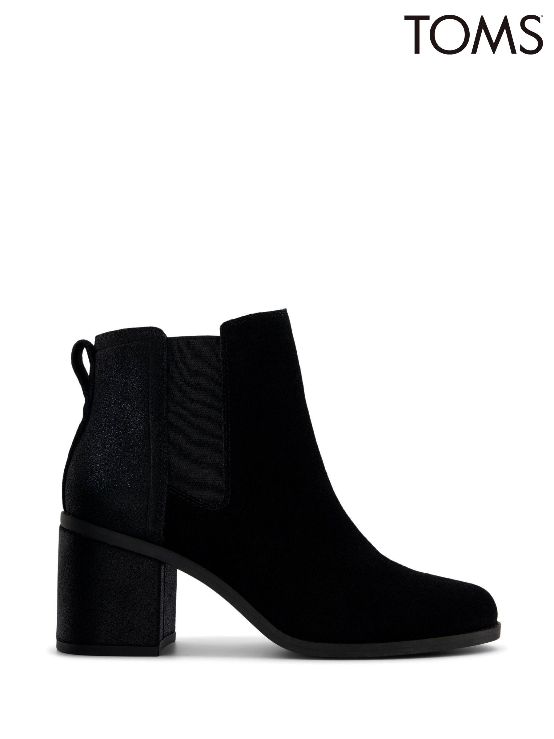Toms black booties on sale