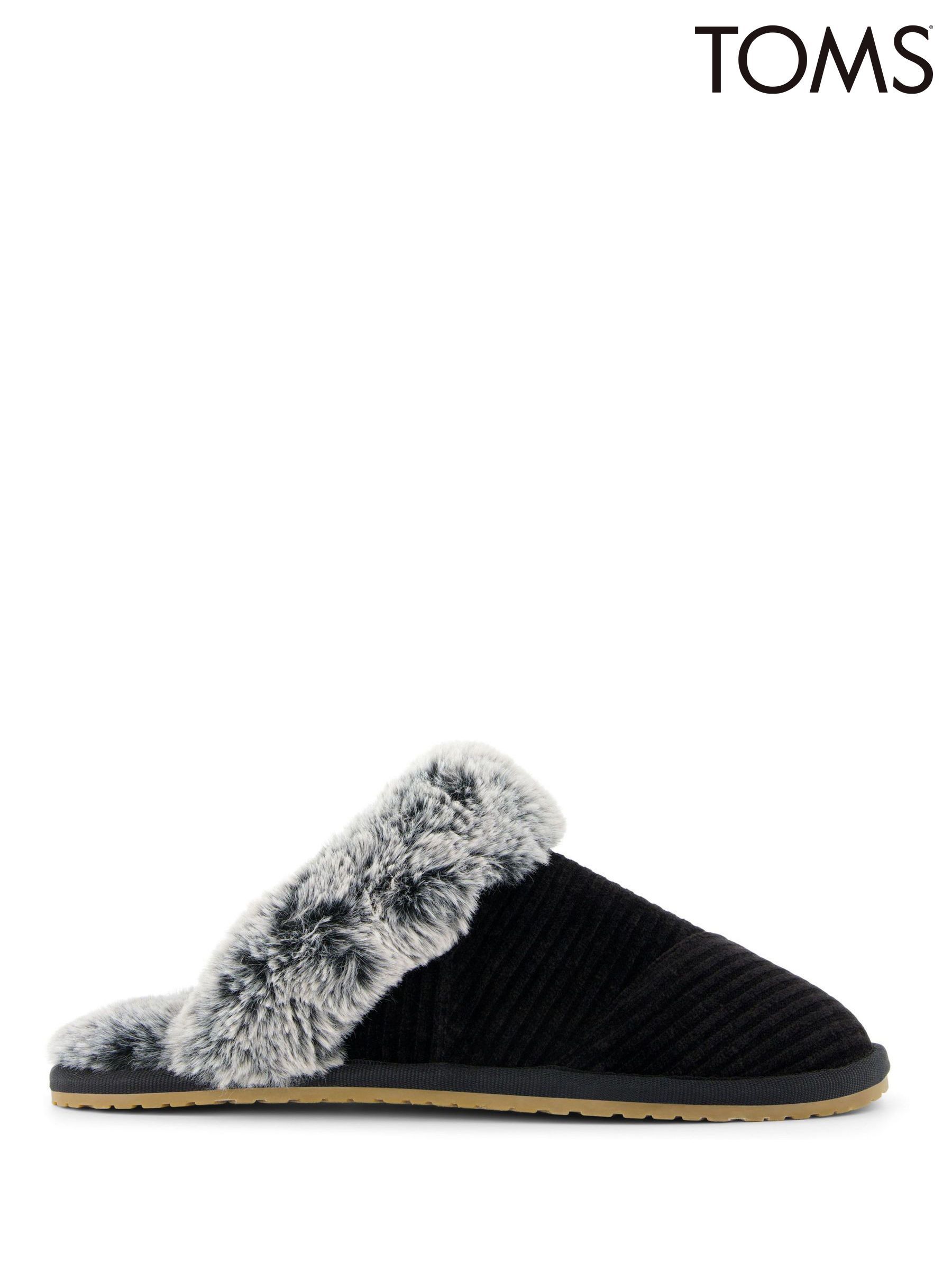 Toms black mules cheap