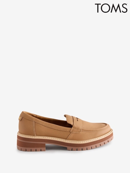 TOMS Cara Leather Loafers (N66733) | €76