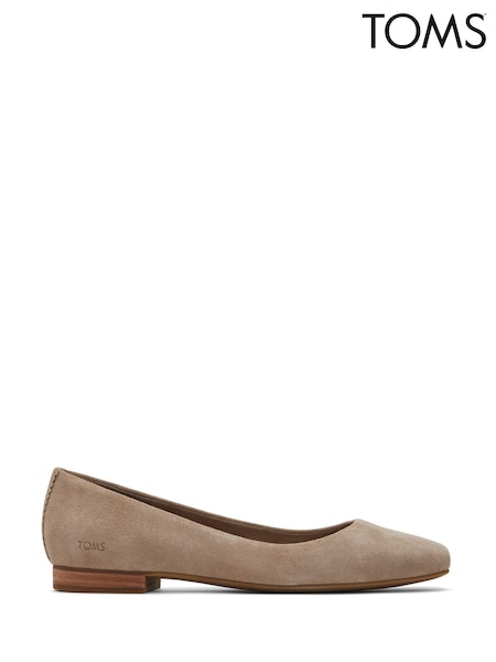 Bej - Toms Briella Ballet Pantofi cu talpa plată (N66744) | 333 LEI