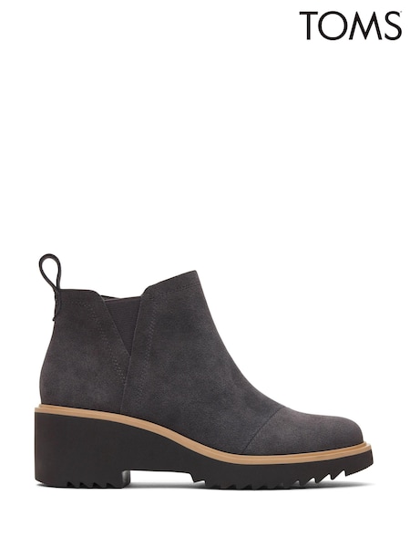 Toms Maude Mid Wedge Suede Boots (N66749) | €76