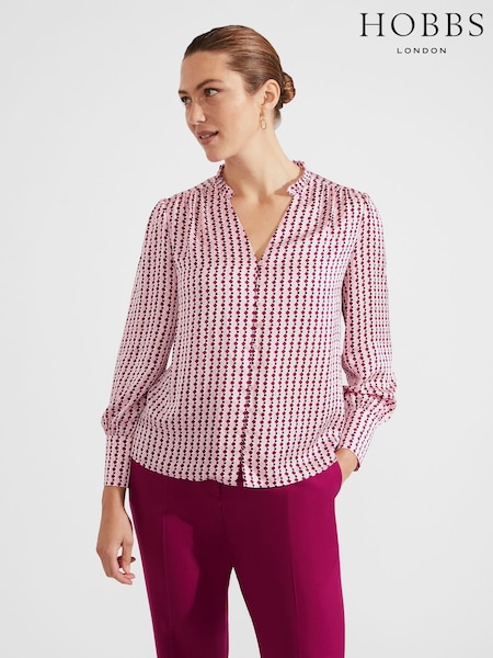 Hobbs Pink Darcey Shirt (N66892) | €59