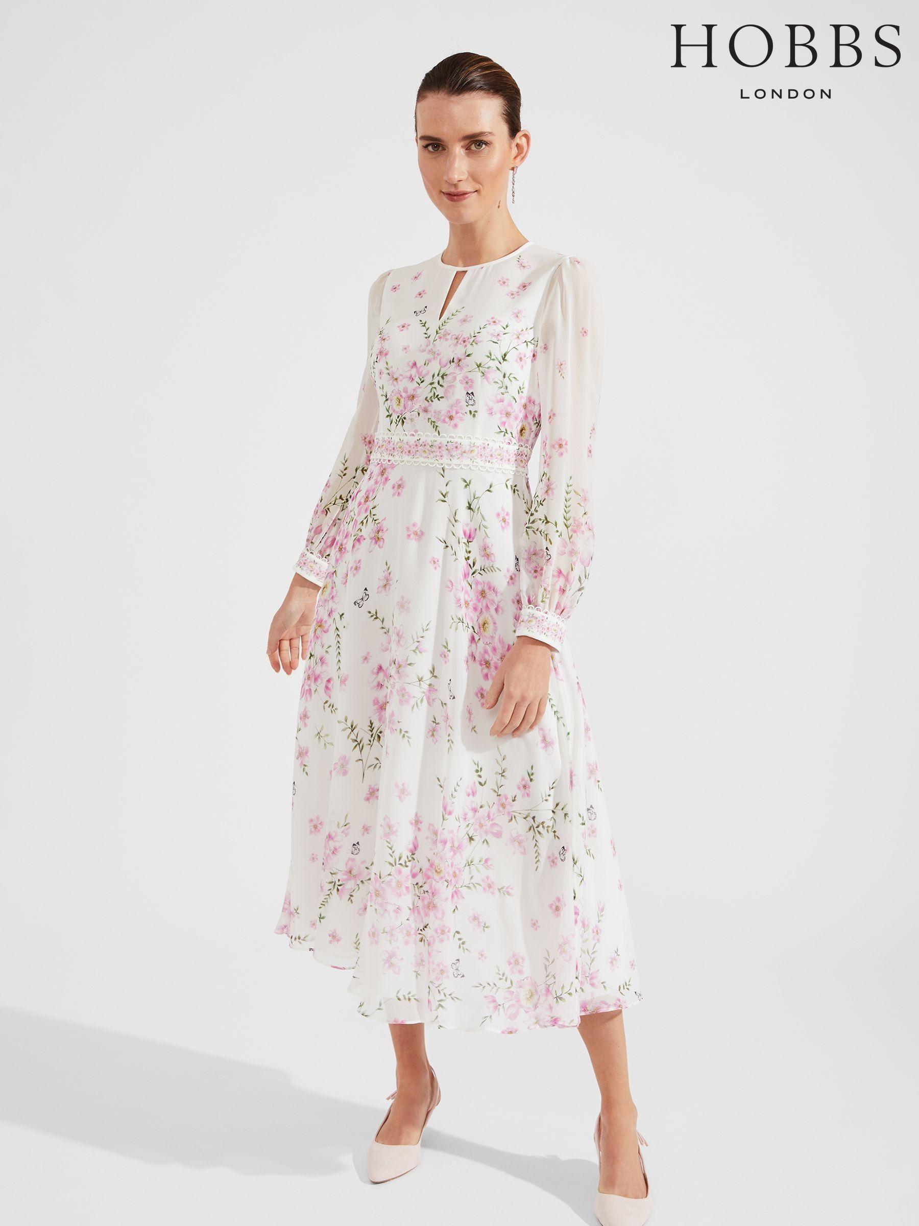 Women s White Floral Long Sleeve Dresses Next Germany
