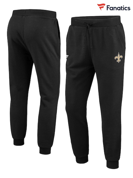 Fanatics NFL New Orleans Saints Primary Logo Graphic Fleece Black Joggers (N67057) | €44