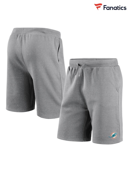 Fanatics Grey NFL Miami Dolphins Primary Logo Graphic Fleece Shorts (N67066) | €27