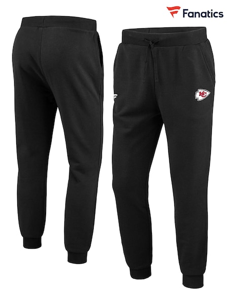 Fanatics NFL Kansas City Chiefs Primary Logo Graphic Fleece Black Joggers (N67119) | ‏145 د.إ.‏