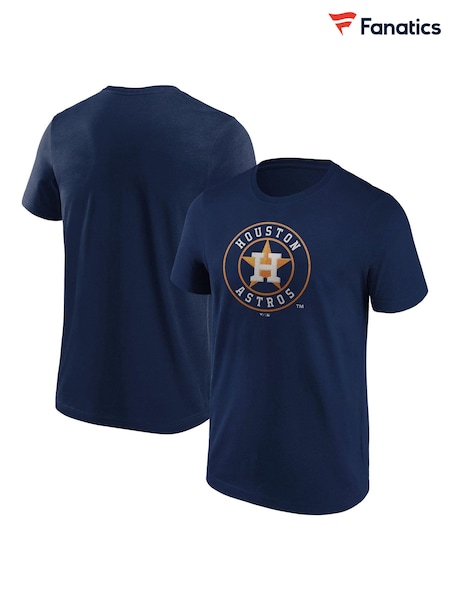 Fanatics Blue MLB Houston Astros Primary Logo Graphic 100% Cotton T-Shirt (N67307) | R$ 255