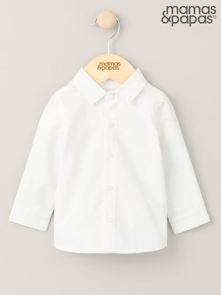 Mamas & Papas 100% Cotton White Shirt (N67497) | €10