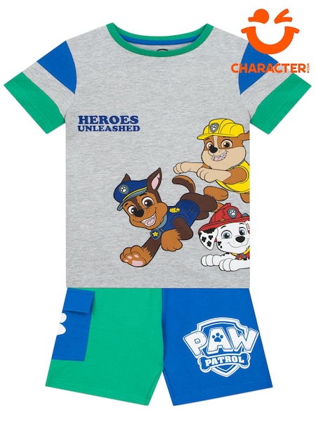 Character Grey Paw Patrol 100% Cotton T-Shirt and Shorts Set (N67740) | €27