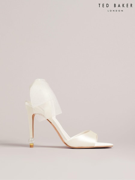 Ted Baker Natural Harinas Oversized Bow Back Sandals (N67839) | €83