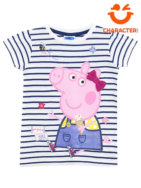 Character Blue 100% Cotton Peppa Pig T-Shirt (N68890) | €19